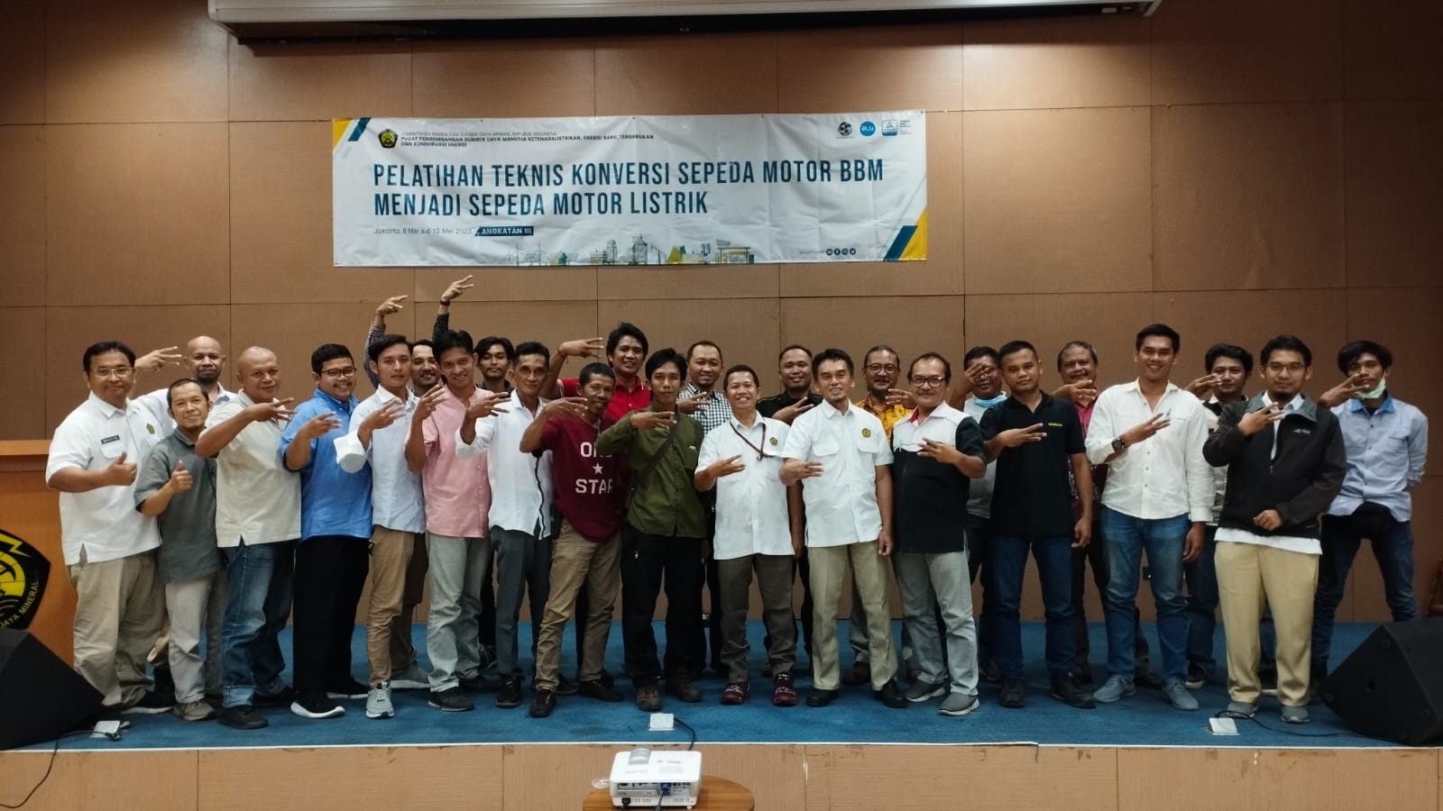 Masyarakat Provinsi Banten, Jawa Barat, Bali & Kepulaian Riau Ikuti Pelatihan Konversi Motor BBM ke Motor Listrik Seacara Gratis di PPSDM KEBTKE